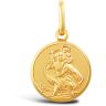 9ct Yellow Gold St Christopher Pendant