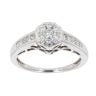 18ct White Gold 0.50ct Diamond Cluster Ring