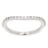 18ct White Gold 0.27ct Brilliant Cut Diamond Fancy Wave Ring