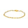 22ct Yellow Gold 22k Yellow Gold Bead Bracelet, 6inches