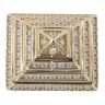 9ct Yellow Gold Cubic Zirconia Pyramid Ring