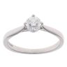 Platinum 0.40ct Brilliant Cut Diamond Solitaire Ring