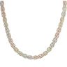 9ct Yellow, White and Rose Gold Collarette Chain 16"