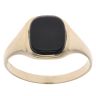 9ct Yellow Gold Square Onyx Signet Ring