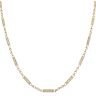 9ct Yellow Gold Patterned Fancy Bar Chain 20"