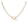 9ct Yellow Gold Fancy T-Bar Chain 18"