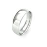 18ct White Gold 6mm Slight Court Wedding Band