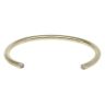 9ct Yellow Gold 0.15ct Brilliant Cut Diamond Torque Bangle