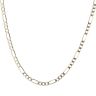 9ct Yellow Gold Figaro Chain 18"
