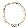 9ct Yellow Gold Curb Bracelet 8.5"