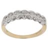 18ct Yellow Gold 0.35ct Brilliant Cut Diamond Half Eternity Ring