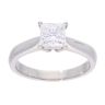 Platinum 1.04ct Diamond Princess Cut Solitaire Ring