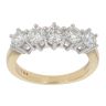 18ct Yellow Gold 1.00ct Brilliant Cut Diamond Five Stone Ring