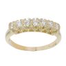 14ct Yellow Gold Cubic Zirconia Eternity Ring