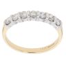 18ct Yellow Gold 0.50ct Diamond Half Eternity Ring