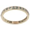 9ct Yellow Gold 0.35ct Brilliant Cut Blue And Colourless Diamond Full Eternity Ring