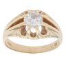9ct Yellow Gold 1.00ct Diamond Signet Ring