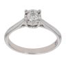 9ct White Gold 0.25ct Diamond Solitaire Ring
