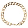 9ct Yellow Gold Curb Bracelet 9.5"
