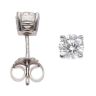 18ct White Gold 0.70ct Brilliant Cut Diamond Stud Earrings