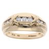 9ct Yellow Gold Cubic Zirconia Fancy Ring