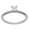 Tiffany & Co. Platinum 0.25ct Princess Cut Diamond Solitaire Ring