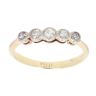 18ct Yellow Gold 0.20ct Diamond Half Eternity Ring