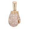 9ct Yellow Gold Cubic Zirconia Boxing Glove Pendant
