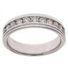 18ct White Gold 0.50ct Brilliant Cut Diamond Half Eternity Ring