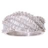 18ct White Gold 1.00ct Diamond Fancy Cluster Ring