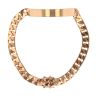 9ct Yellow Gold ID Curb Bracelet 7.5"