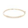 9ct Yellow Gold Cubic Zirconia Bangle