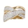 9ct Yellow Gold 1.00ct Brilliant Cut Diamond Fancy Ring