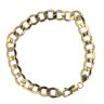9ct Yellow Gold Curb Bracelet 8.5"