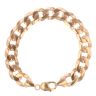 9ct Yellow Gold Curb Bracelet 8"