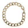9ct Yellow Gold Curb Bracelet 9"