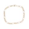 9ct Yellow Gold Figaro 7.5" Bracelet