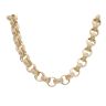 9ct Yellow Gold Patterned Belcher Chain 24"