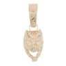 9ct Yellow Gold Patterned Dog Pendant