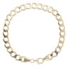 9ct Yellow Gold Curb Bracelet 8"