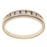 9ct Yellow Gold 0.30ct Brilliant Cut Diamond Half Eternity Ring