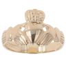 9ct Yellow Gold Plain Claddagh Ring