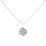 Silver Jesus Medal Pendant And Chain 18" By Icesia