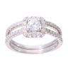 18ct White Gold 0.75ct Diamond Bridal Set