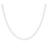 Silver Belcher Chain 18" By Icesia