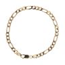 9ct Yellow Gold Figaro Bracelet 8.5"