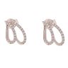 18ct White Gold 0.25ct Diamond Teardrop Earrings