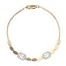 9ct Yellow Gold Cubic Zirconia Bracelet 7"