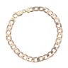 9ct Yellow Gold Curb Bracelet 8"