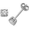 18 Carat White Gold 75pts Diamond Earrings